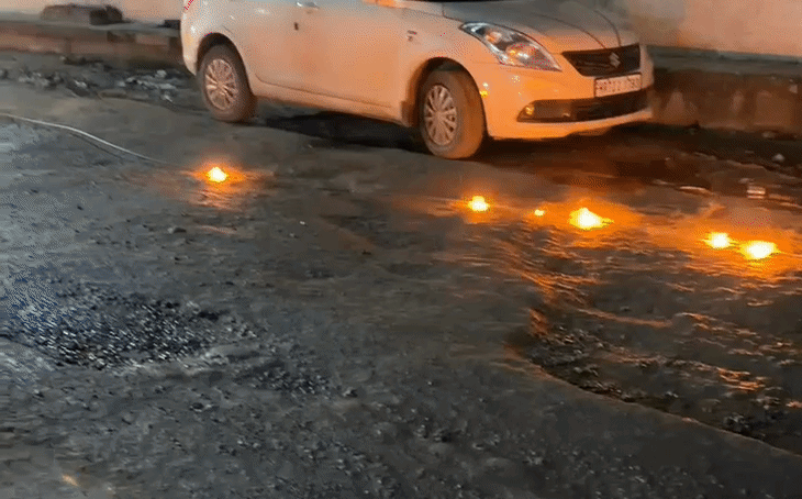 आनंदी वाटिका में गिरा बिजली का तार, राहगीरों की सतर्कता से टला बड़ा हादसा