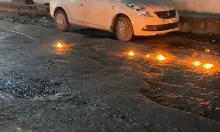 आनंदी वाटिका में गिरा बिजली का तार, राहगीरों की सतर्कता से टला बड़ा हादसा