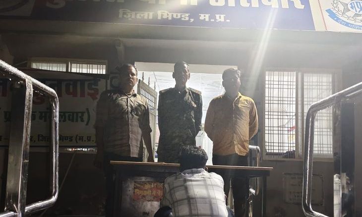 ग्वालियर-चंबल क्षेत्र में कार्रवाई: असवार पुलिस ने अवैध हथियार के साथ एक युवक को दबोचा