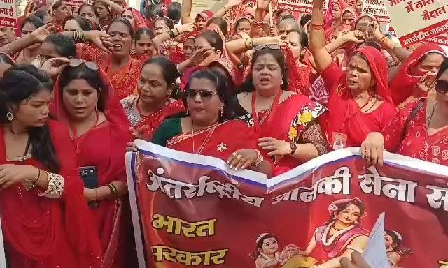 शिवपुरी में जानकी सेना की पदयात्रा, सीता नवमी को प्राकट्योत्सव घोषित करने की उठी मांग
