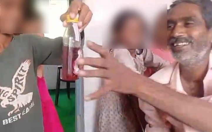 सुठारा के स्कूल में शराबी शिक्षक की करतूत: बच्चों के सामने पी बीड़ी और दिखाई बोतल, DEO ने किया सस्पेंड