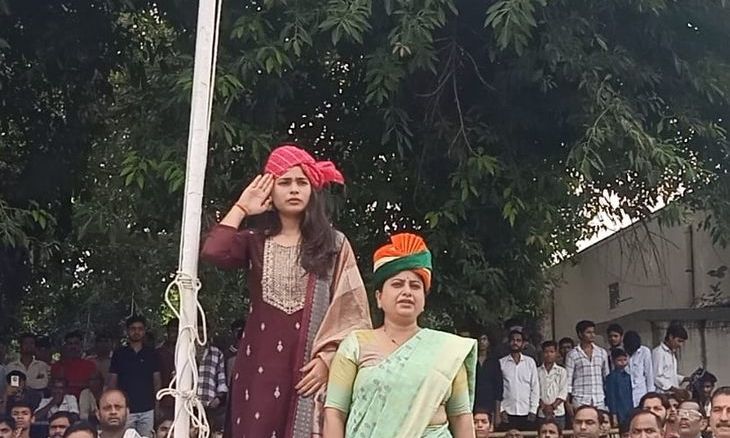 अंबाह में हर्षोल्लास के साथ मनाया गया 80वां स्वतंत्रता दिवस, पचासा मैदान पर लहराया तिरंगा