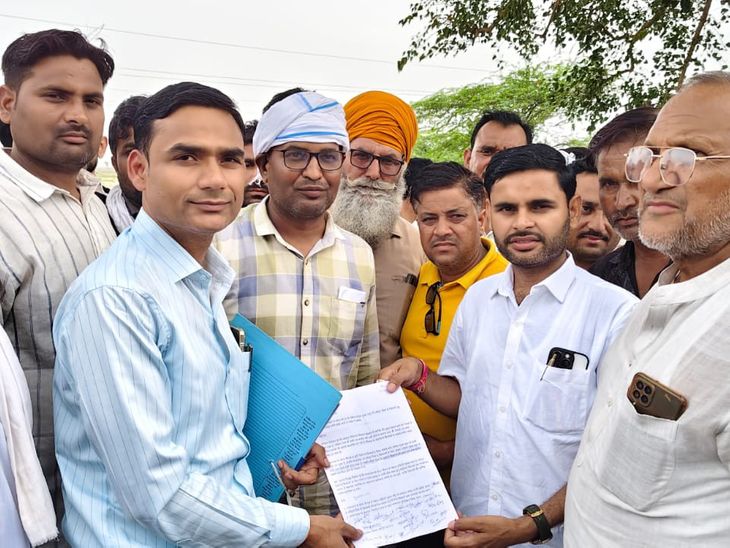 श्योपुर के ढोटी में किसानों का जल संकट पर प्रदर्शन, चंबल नहर में पानी की मांग