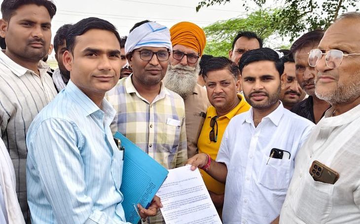 श्योपुर के ढोटी में किसानों का जल संकट पर प्रदर्शन, चंबल नहर में पानी की मांग