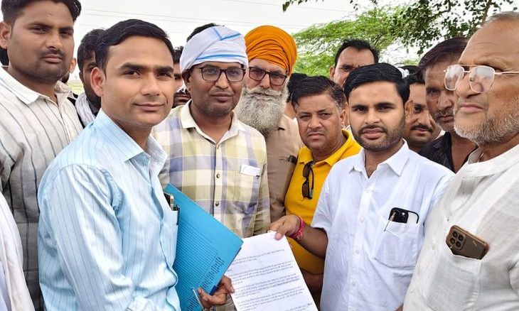 श्योपुर के ढोटी में किसानों का जल संकट पर प्रदर्शन, चंबल नहर में पानी की मांग