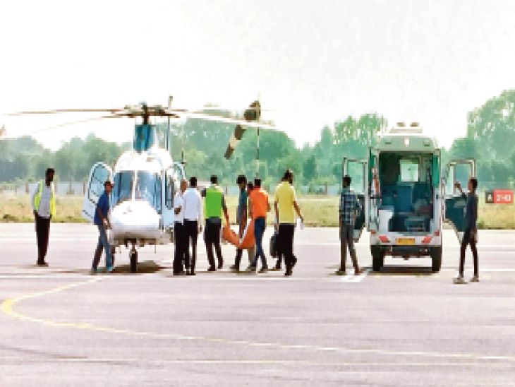 दतिया में एयर एम्बुलेंस की बड़ी लापरवाही, मरीज को भोपाल एम्स पहुंचने में लगे 18 घंटे