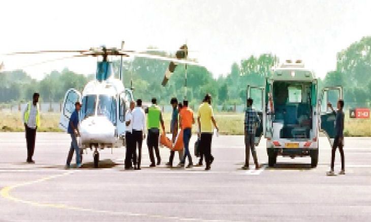 दतिया में एयर एम्बुलेंस की बड़ी लापरवाही, मरीज को भोपाल एम्स पहुंचने में लगे 18 घंटे