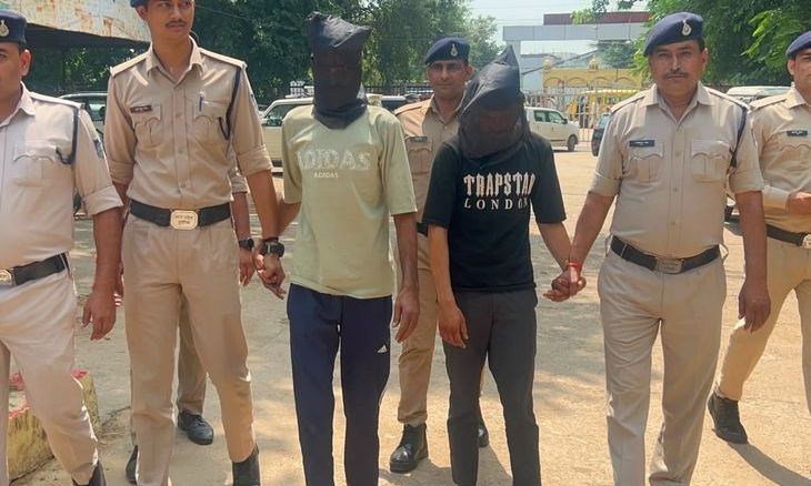 मुरैना पुलिस के हत्थे चढ़ा अंतर्राज्यीय गिरोह, लाखों का माल और हथियार बरामद
