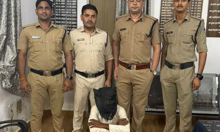 मुरैना पुलिस को मिली बड़ी सफलता, 4 हजार का इनामी बदमाश धौलपुर से गिरफ्तार