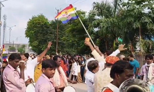 खनियांधाना में उत्साह के साथ संपन्न हुआ पर्युषण पर्व, निकाली गई भव्य रथयात्रा