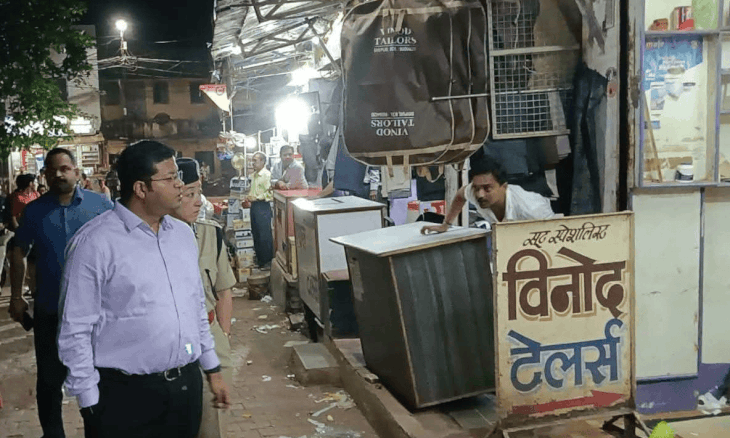 शिवपुरी में त्योहारी सीजन से पहले प्रशासन सख्त, माधवचौक और कोर्ट रोड पर हटाया गया अतिक्रमण