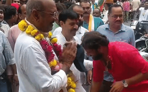 दतिया में कांग्रेस का शक्ति प्रदर्शन, विजय जुलूस निकालकर जताया आभार