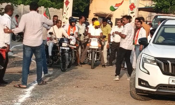मालनपुर में सेवा संकल्प यात्रा का भव्य स्वागत, पर्यावरण और जीव दया का दिया संदेश
