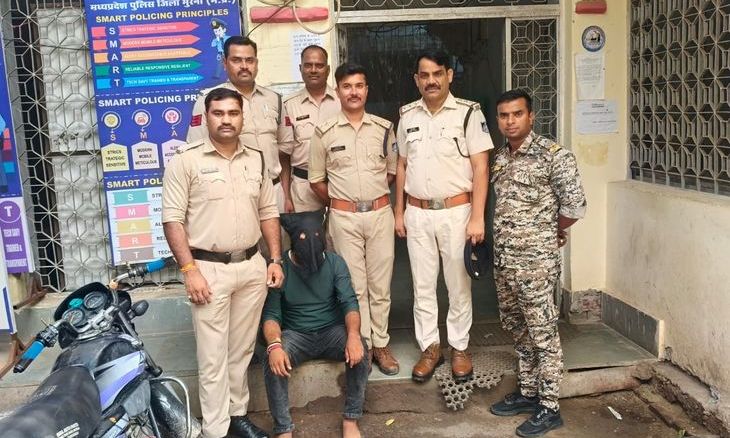 मुरैना गोलीकांड मामला: मुख्य आरोपी रामनगर से गिरफ्तार, अवैध हथियार बरामद