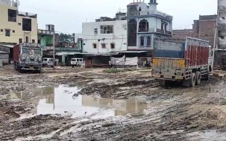 भिंड की आलमपुर और दबोह मंडियों में दलदल जैसे हालात, करोड़ों के राजस्व के बाद भी बदहाल बुनियादी ढांचा