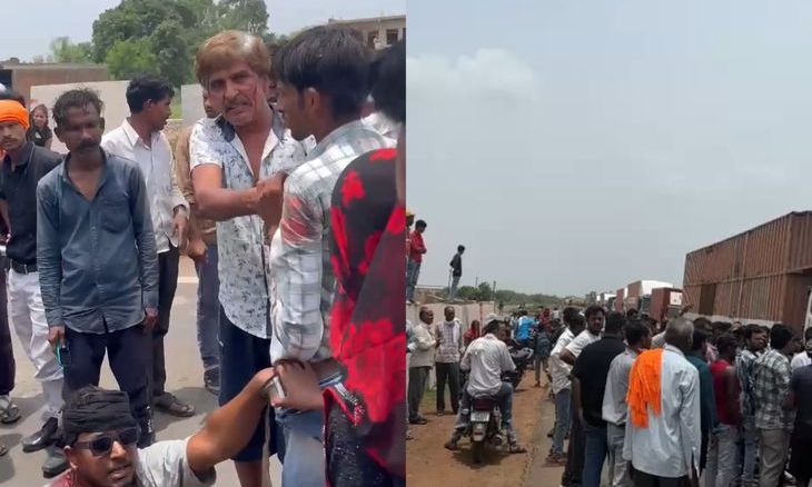 शिवपुरी में साइड विवाद: बाइक सवारों ने ट्रक ड्राइवरों को पीटा, हाईवे पर लगा जाम
