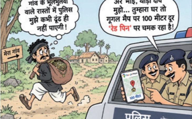 गुना पुलिस का अनूठा कदम: गूगल मैप पर दर्ज हुई पारदी बदमाशों की लोकेशन, अब सीधे घर पहुंचेगी खाकी