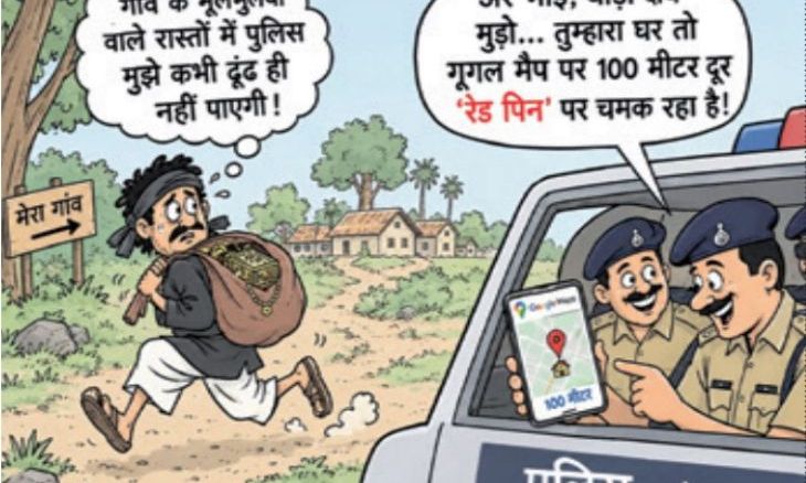 गुना पुलिस का अनूठा कदम: गूगल मैप पर दर्ज हुई पारदी बदमाशों की लोकेशन, अब सीधे घर पहुंचेगी खाकी