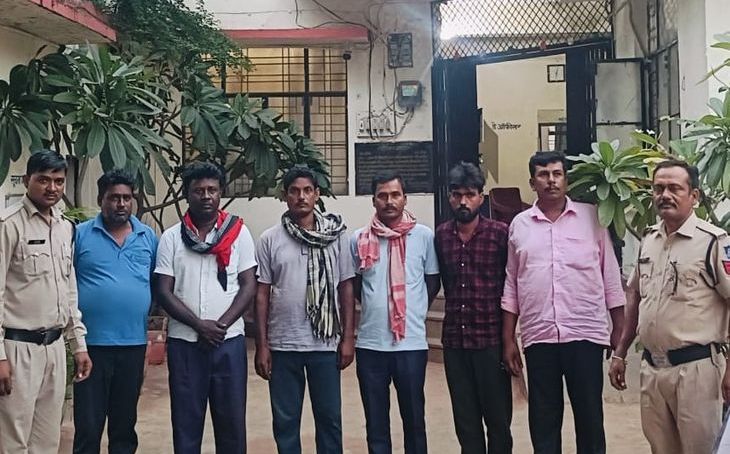 शिवपुरी में हुड़दंग मचाने वाले सात आरोपी गिरफ्तार, पुलिस ने कोर्ट में पेश कर भेजा जेल