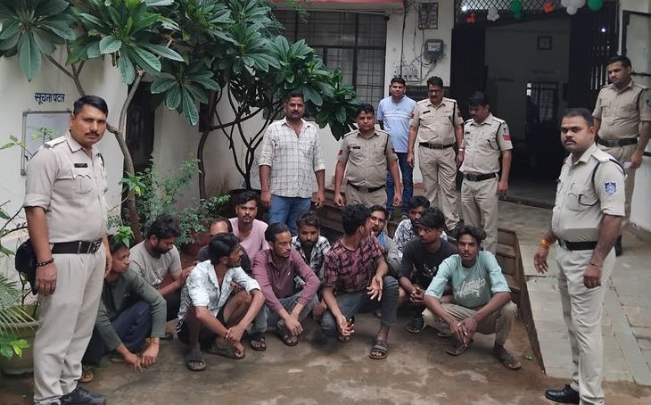 शिवपुरी में सार्वजनिक स्थानों पर हुड़दंग मचाने वाले 13 आरोपी गिरफ्तार, न्यायालय ने भेजा जेल