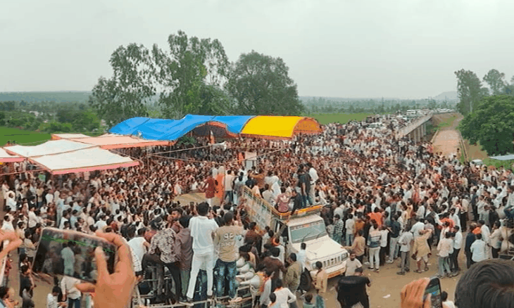 चंदेरी के महोली में तीन दिन बाद दोबारा स्थापित हुई रानी अवंतीबाई की प्रतिमा, प्रशासन के आश्वासन पर खत्म हुआ आंदोलन