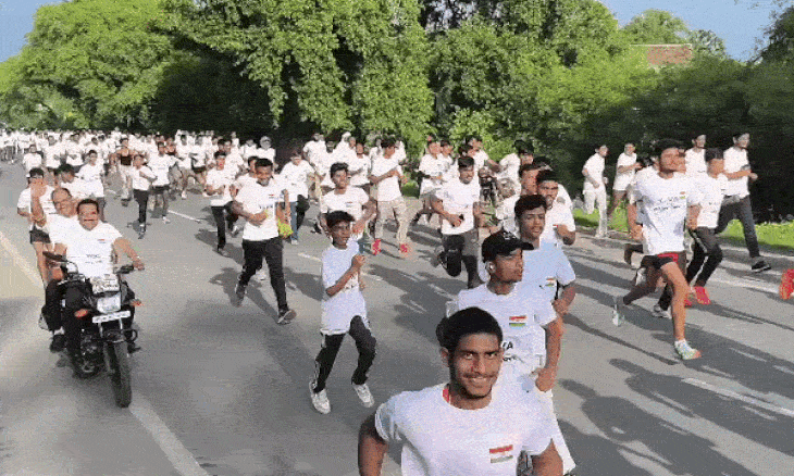 चंबल में खुलेगी सैन्य अकादमी: 'रन फॉर समृद्धि' में उमड़े हजारों युवा, पूर्व एयर चीफ मार्शल ने की घोषणा