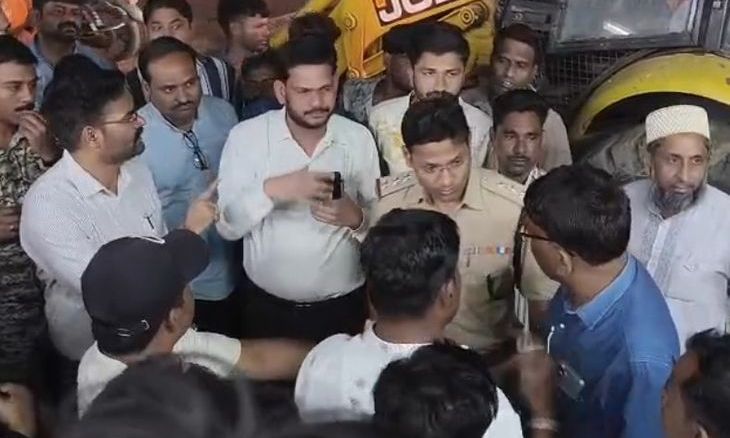 श्योपुर में ट्रैफिक सुधारने के लिए एक्शन, अतिक्रमण करने वाले 30 दुकानदारों पर जुर्माना