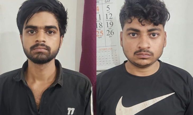 छोटू राजावत हत्याकांड में बड़ी सफलता: 10-10 हजार के दो इनामी बदमाश पिस्टल सहित गिरफ्तार