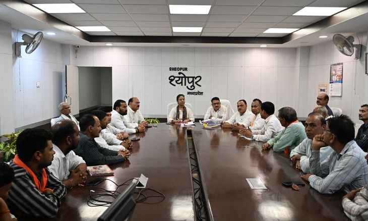 श्योपुर में मूंझरी सिंचाई परियोजना को लेकर हुई अहम बैठक, कलेक्टर ने किसानों से की चर्चा