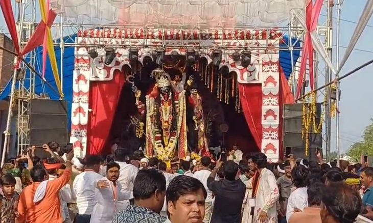 दतिया में विजयादशमी पर श्रद्धा और उत्साह के साथ हुआ मां दुर्गा की प्रतिमाओं का विसर्जन