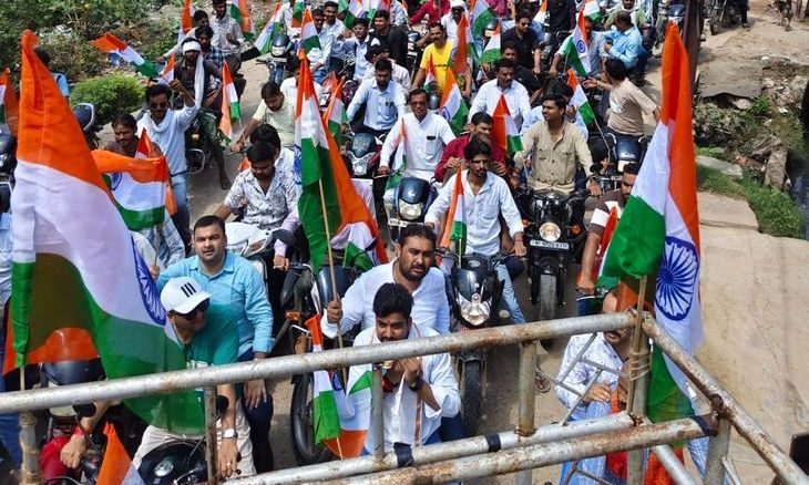 डबरा में गूंजा 'हर घर तिरंगा' अभियान: बाइक रैली निकालकर शहरवासियों ने जताया देशप्रेम