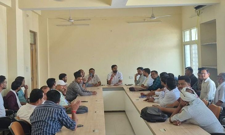 भिंड में स्वामित्व योजना की रजिस्ट्री से पटवारियों का इंकार, आदेश आने तक जारी रहेगा विरोध