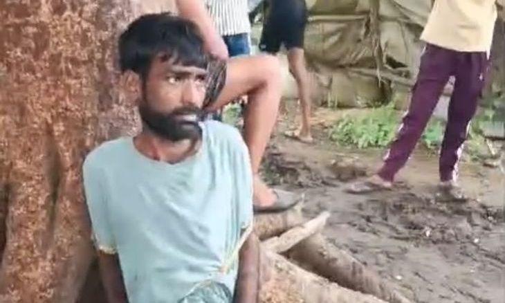 भितरवार में खेत से मोटर चुराते दबोचा गया बदमाश, ग्रामीणों ने पेड़ से बांधकर पुलिस के हवाले किया