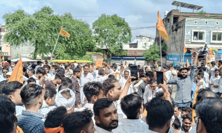 अशोकनगर में सम्राट मिहिर भोज की जयंती पर निकाली गई भव्य शोभायात्रा, प्रशासन को सौंपा गया ज्ञापन