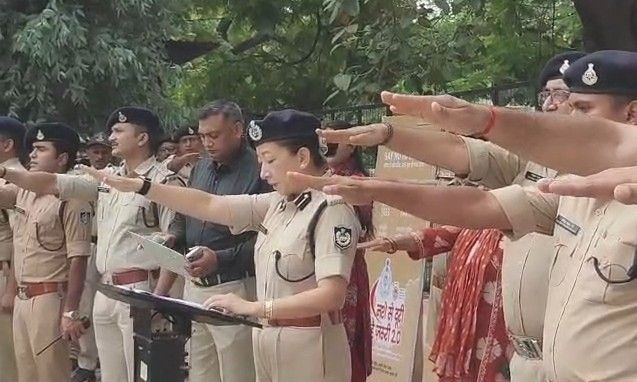 शिवपुरी में नशे के खिलाफ पुलिस ने छेड़ा जागरूकता अभियान