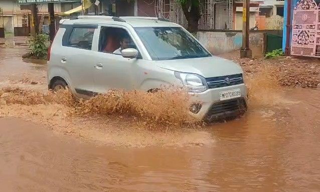 शिवपुरी में झमाझम बारिश से उमस से मिली निजात, मड़ीखेड़ा बांध में अभी भी पानी की कमी