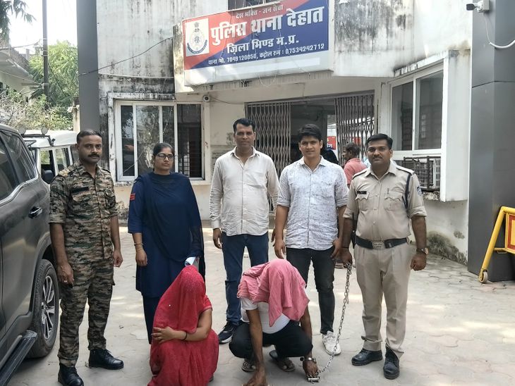 भिंड में किसान को हनी ट्रैप में फंसाकर 4 लाख की रंगदारी, महिला समेत दो गिरफ्तार