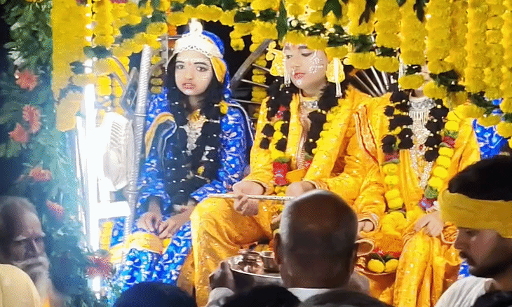 कोलारस में धूमधाम से मना राधाष्टमी पर्व, भव्य चल समारोह में उमड़े हजारों भक्त