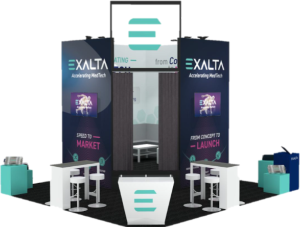EXALTA Booth #1221 render, Hall G