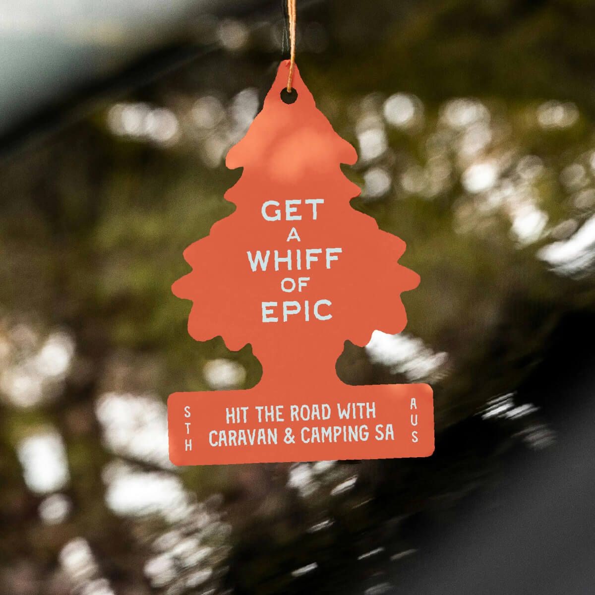 Follow your wanderer brand example on a car freshner