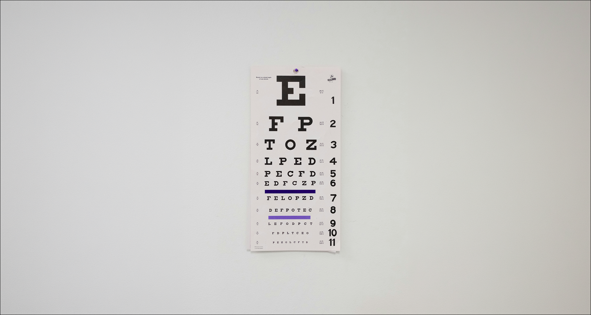eye test board