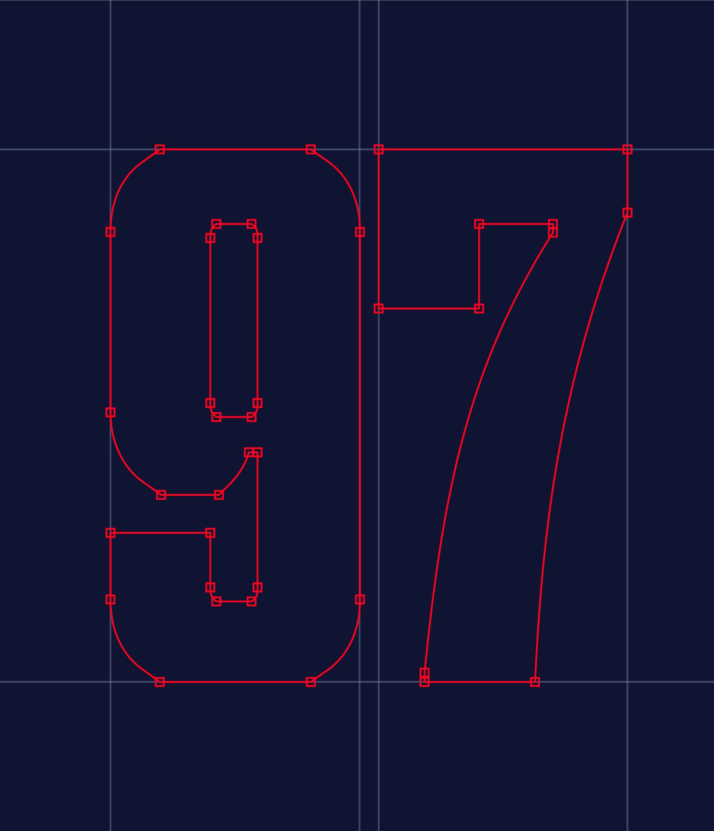 Vector path of the Adelaide Crows typeface