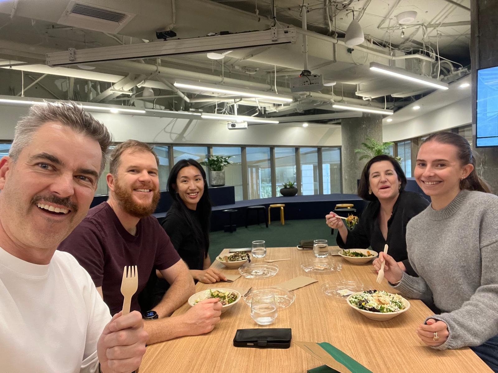 The Fuller team out to dinner in Sydney