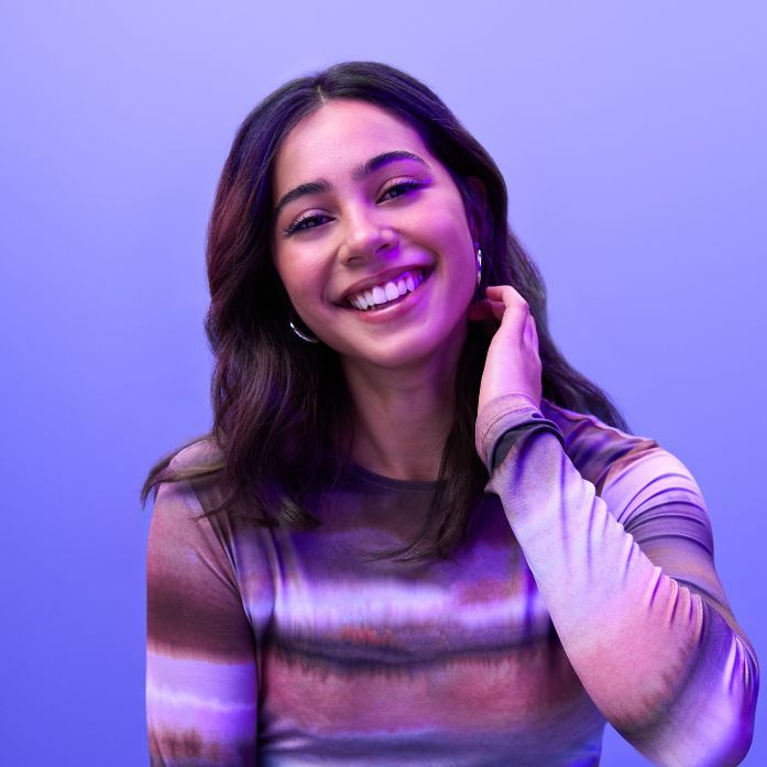 person smiling to camera