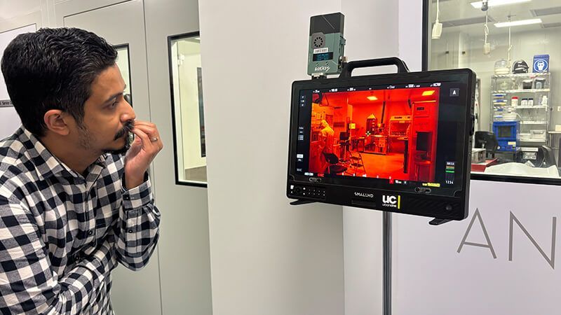 Filming AU corporate video