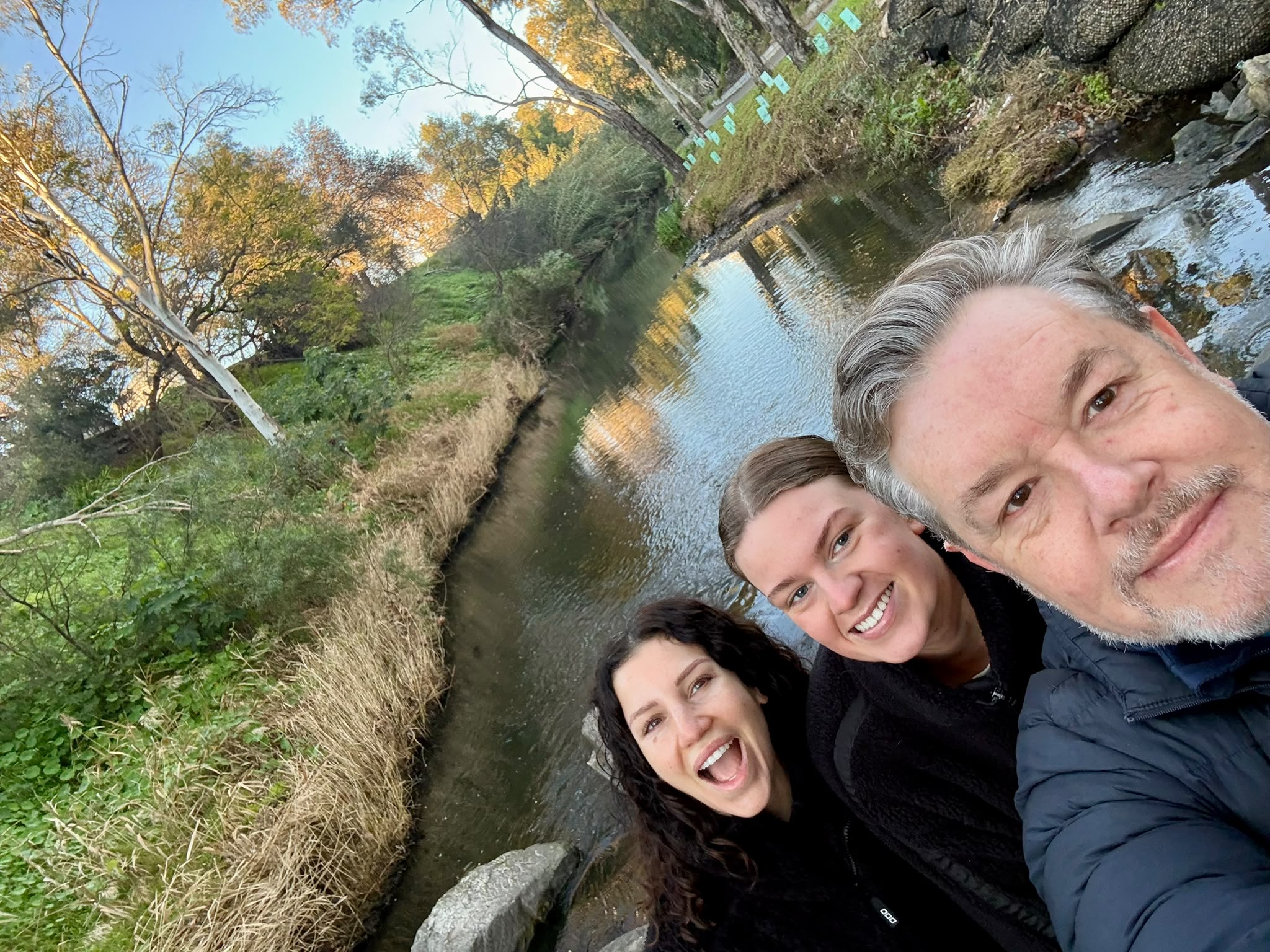 The fuller team at the river torrens for Fuller Fit running