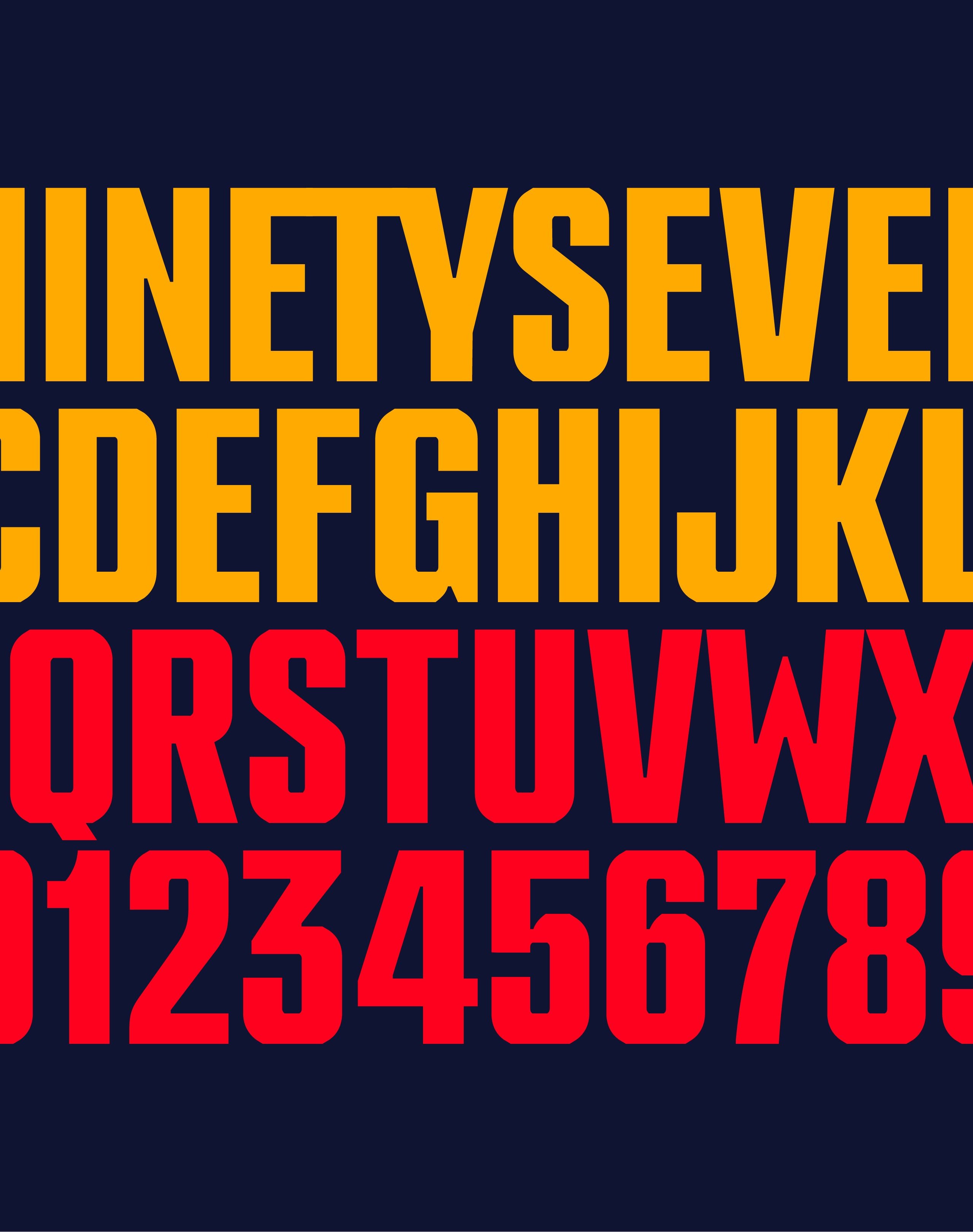 Demonstration of the new Adelaide Crows typeface