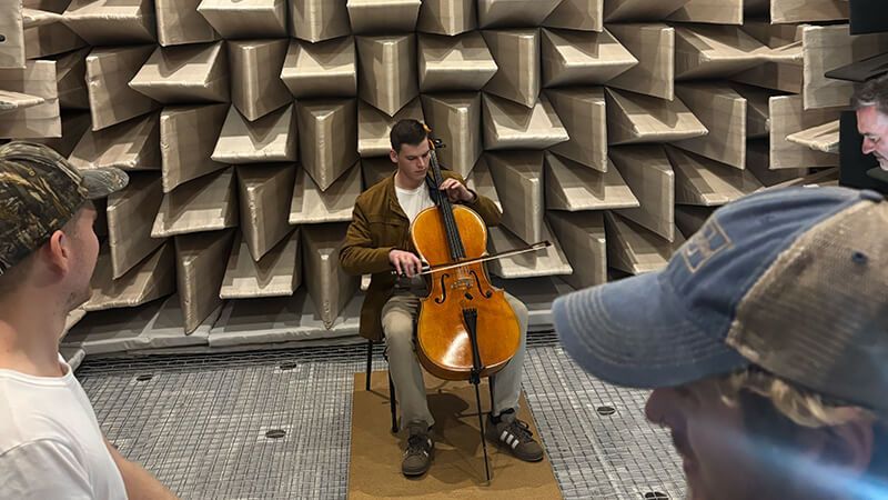 Man playing cello
