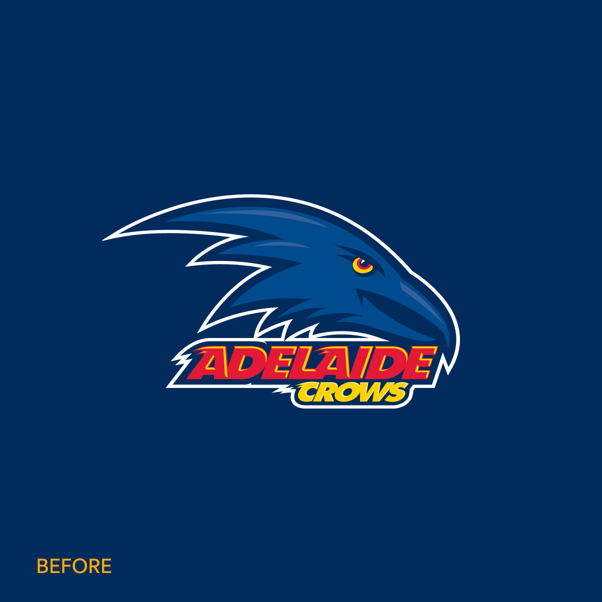 The Before version of the Adelaide Crows logo