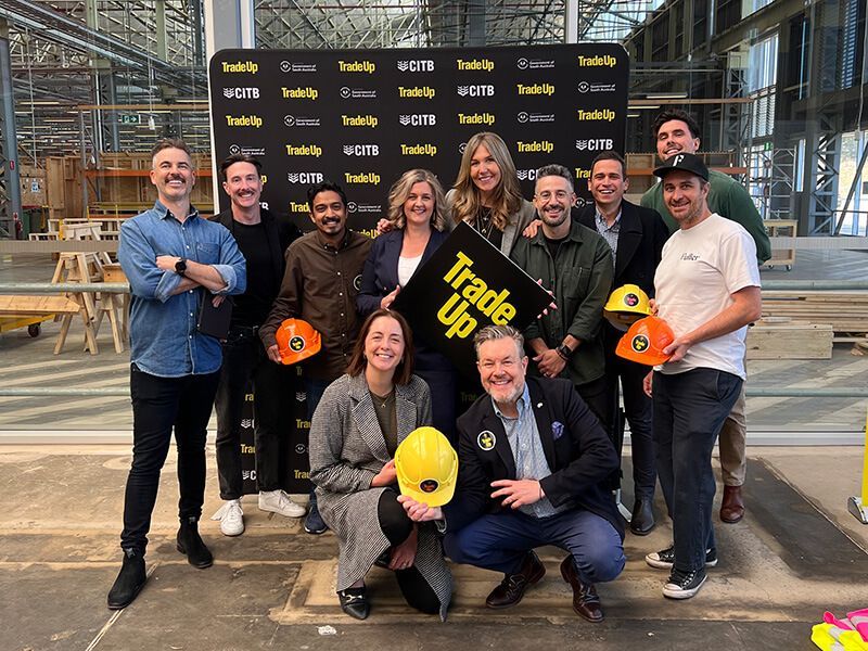 Fuller team at the trade up launch event